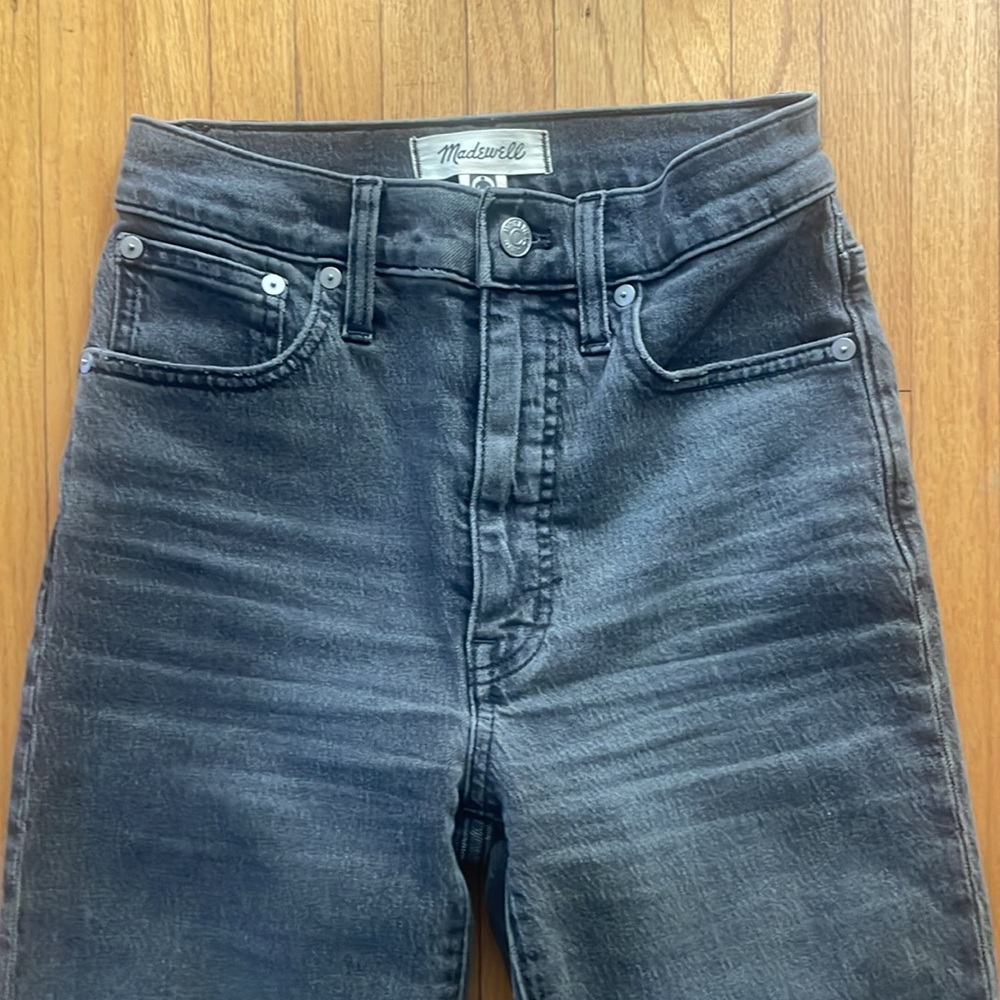Madewell The Perfect Vintage Straight Jean Cosner Wash Size 23 Gray Denim - Picture 3 of 11